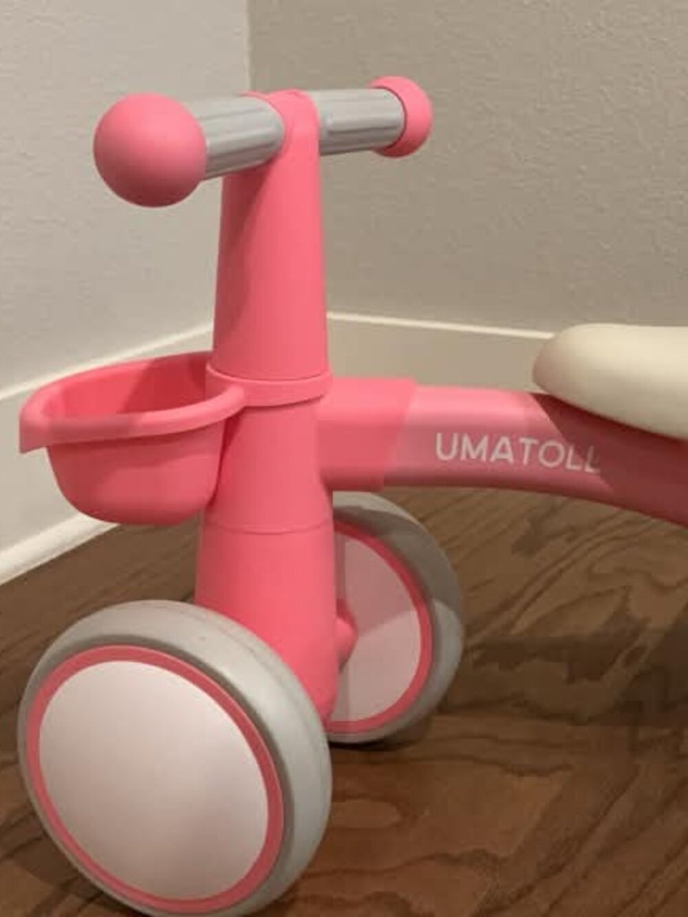 UMATOLL Pink Toddler Balance Bike